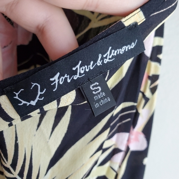 For Love & Lemons Palms Maxi Dress size S NWT - Picture 7 of 9